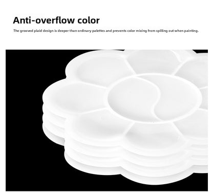 Plastic Mixing Palette For Color Blending And Painting, Durable And Lightweight Tool For Artists