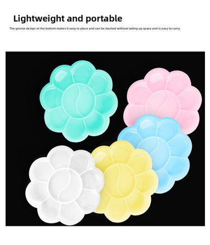 Plastic Mixing Palette For Color Blending And Painting, Durable And Lightweight Tool For Artists