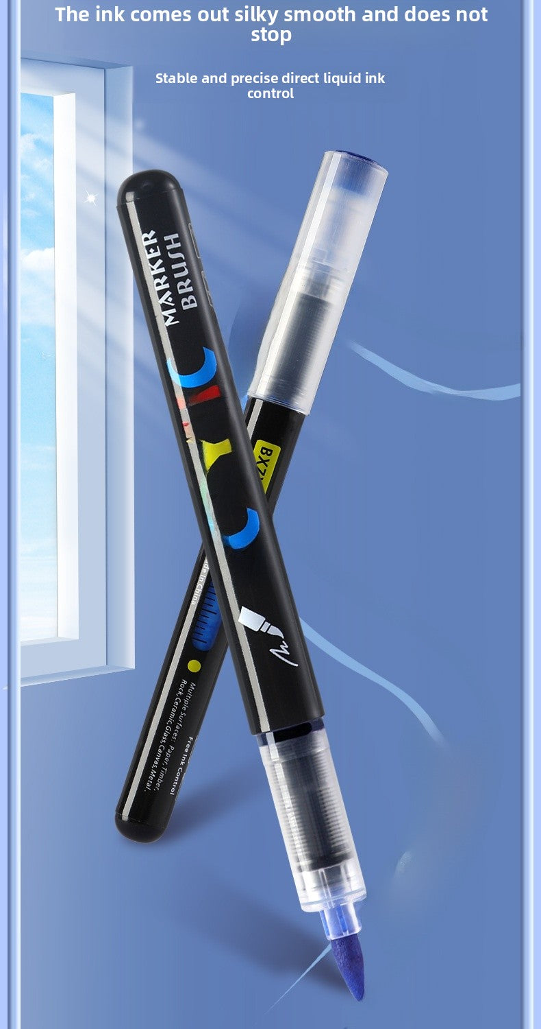 Plastic Watercolor Pen For Artistic Painting And Creative Drawing