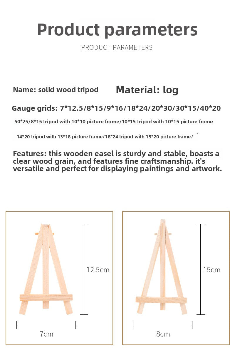 Wooden Drawing Board For Artists, Durable And Lightweight Easel Accessory For Painting And Sketching