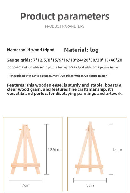 Wooden Drawing Board For Artists, Durable And Lightweight Easel Accessory For Painting And Sketching
