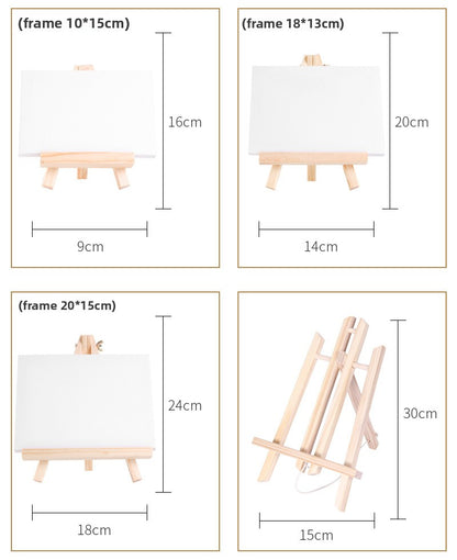 Wooden Drawing Board For Artists, Durable And Lightweight Easel Accessory For Painting And Sketching