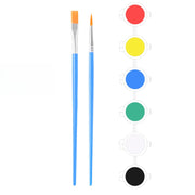 3ml 6 Colors + 2 Brushes