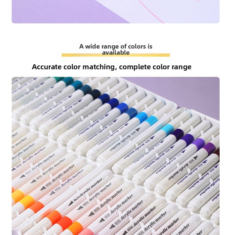 12 Pieces Plastic Marker Pens Set For Drawing And Writing