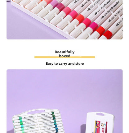 12 Pieces Plastic Marker Pens Set For Drawing And Writing