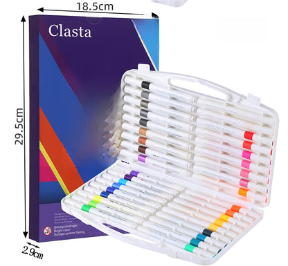 12 Pieces Plastic Marker Pens Set For Drawing And Writing