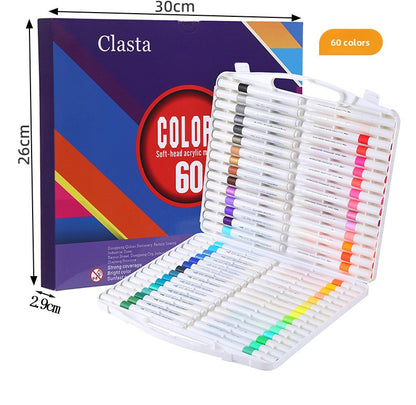 12 Pieces Plastic Marker Pens Set For Drawing And Writing