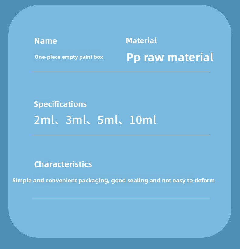 Plastic Drawing Pigments For Creative Art Projects And Color Mixing