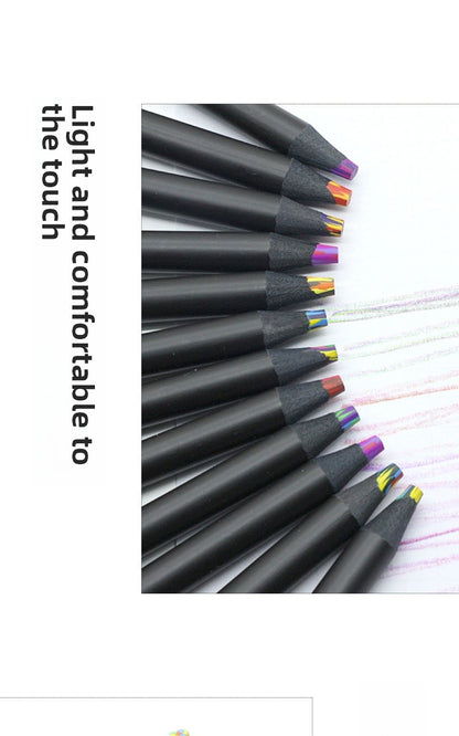12 Pieces Wooden Drawing Pencils Set For Sketching And Art