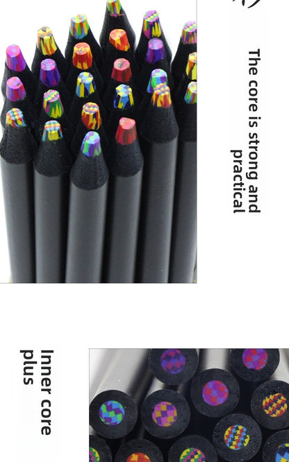 12 Pieces Wooden Drawing Pencils Set For Sketching And Art