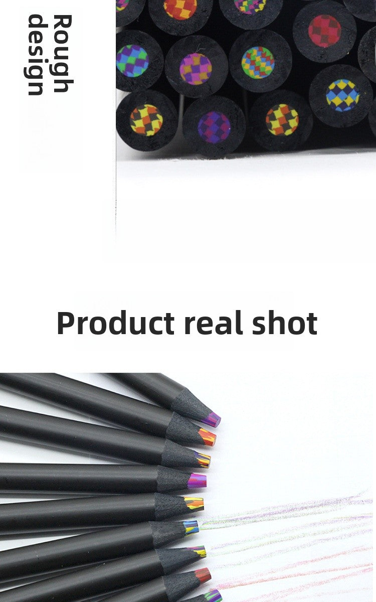 12 Pieces Wooden Drawing Pencils Set For Sketching And Art