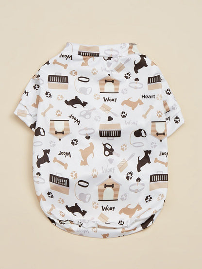 Maple Leaf Pet Clothing For Dogs Made Of Durable Polyester Material