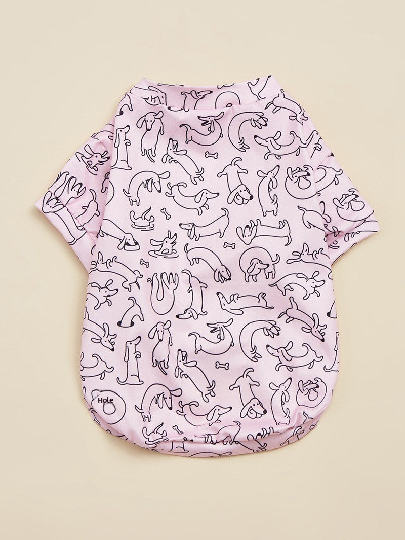 Maple Leaf Pet Clothing For Dogs Made Of Durable Polyester Material