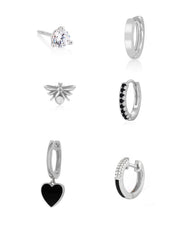 JQH086-98-166-4-190-191-W210-7-White Gold -6PCS