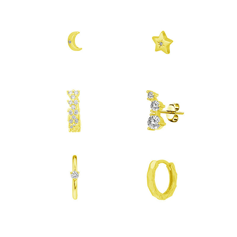 For Earrings Made Of Copper, 6 Pieces Set