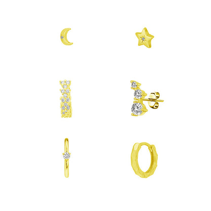For Earrings Made Of Copper, 6 Pieces Set