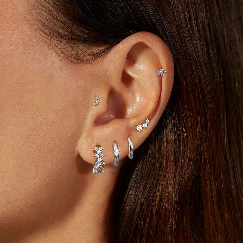 For Earrings Made Of Copper, 6 Pieces Set