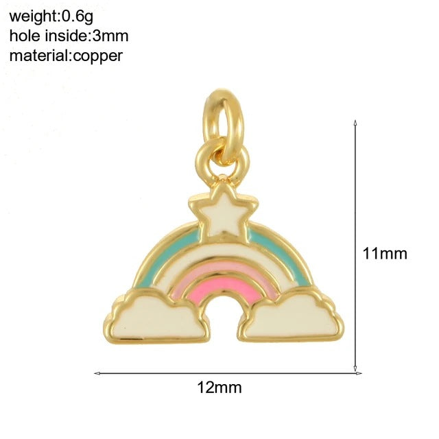 Copper Plant Pendant In Pastoral Style, Available In Colour Finish