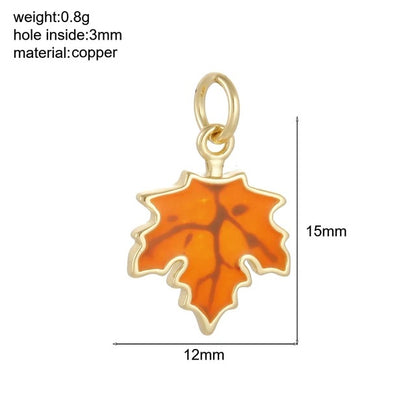 Copper Plant Pendant In Pastoral Style, Available In Colour Finish