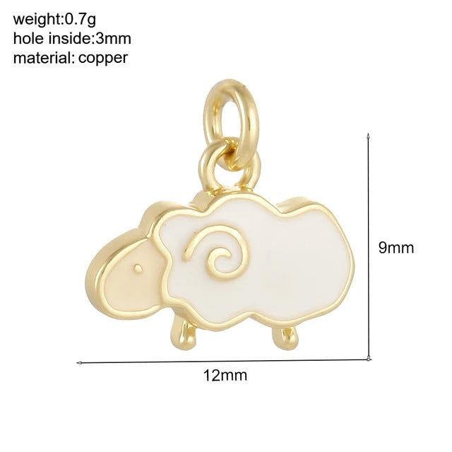 Copper Plant Pendant In Pastoral Style, Available In Colour Finish