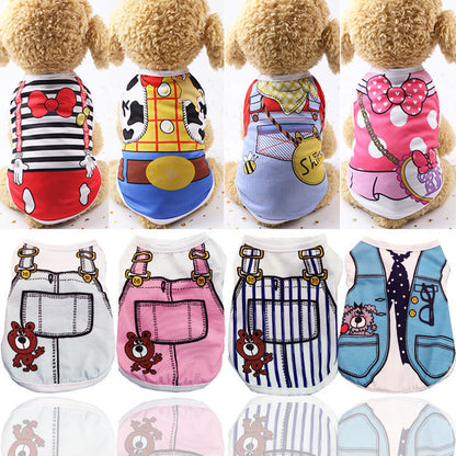Pet Clothing Made Of Polyester For Spring And Summer, Perfect For Dogs
