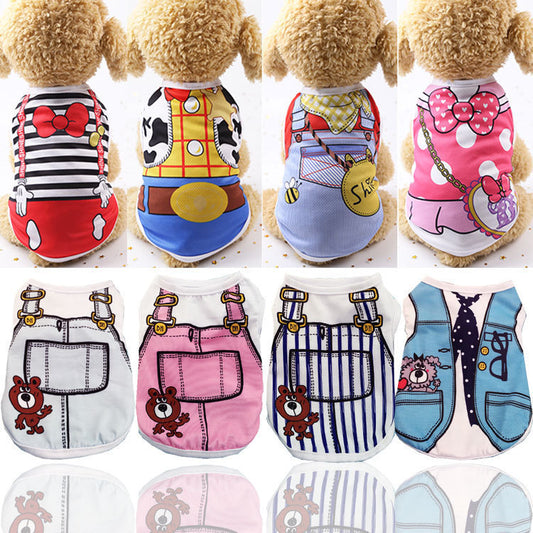 Pet Clothing Made Of Polyester For Spring And Summer, Perfect For Dogs