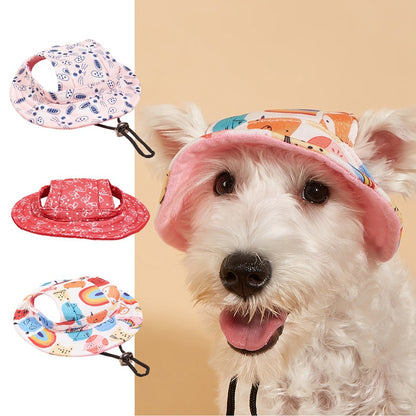 Cartoon Style Pet Hat Made Of Soft Polyester, Comfortable And Durable For Your Pet