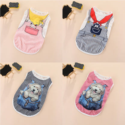 Pet Clothing Made Of Polyester For Spring And Summer, Perfect For Dogs