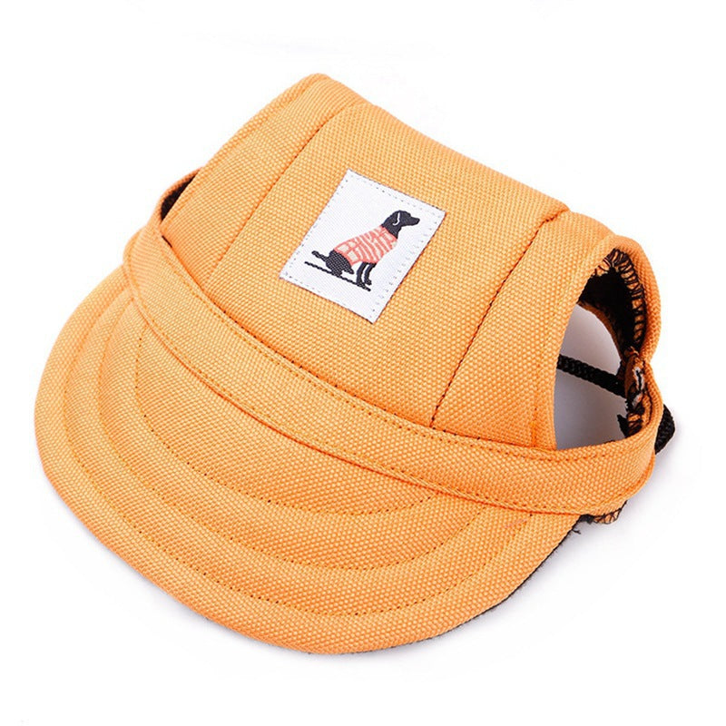 Summer Canvas Pet Hat For Dogs And Cats, Lightweight And Breathable Design