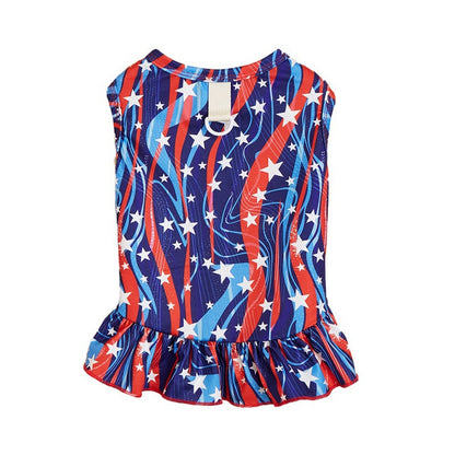 American Flag Pet Clothing For Independence Day, Made Of Durable Polyester, Perfect For Dogs