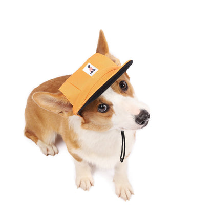 Summer Canvas Pet Hat For Dogs And Cats, Lightweight And Breathable Design