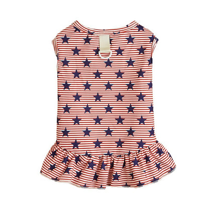American Flag Pet Clothing For Independence Day, Made Of Durable Polyester, Perfect For Dogs