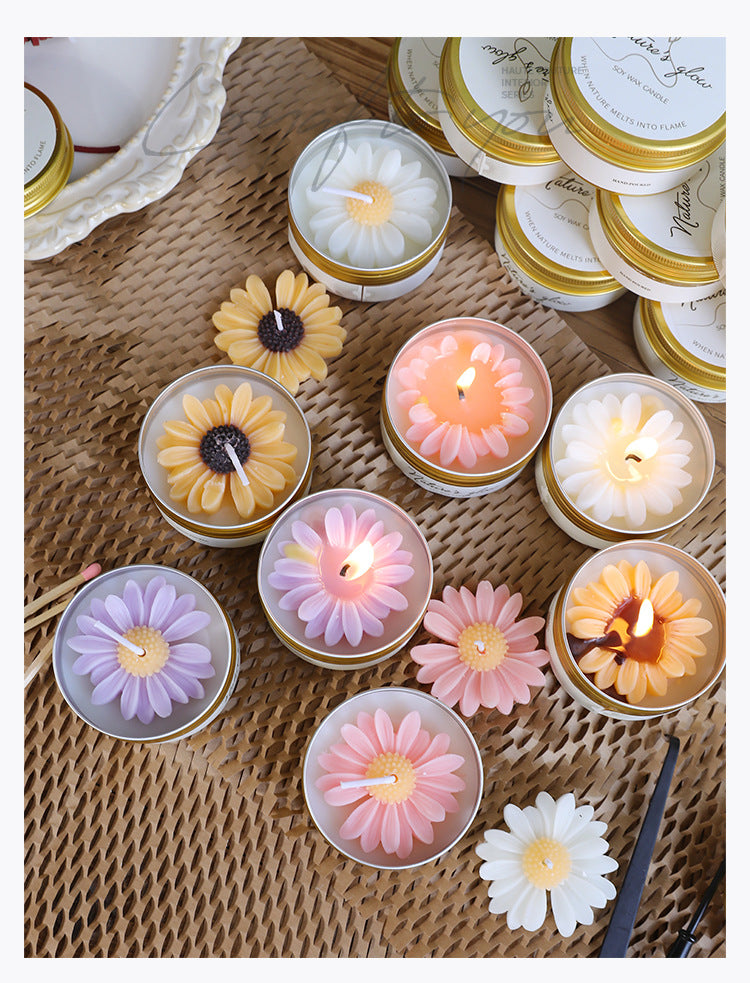 Handmade Wax Scented Candle For Home Decor, Crafted With Natural Wax For A Soothing Aroma