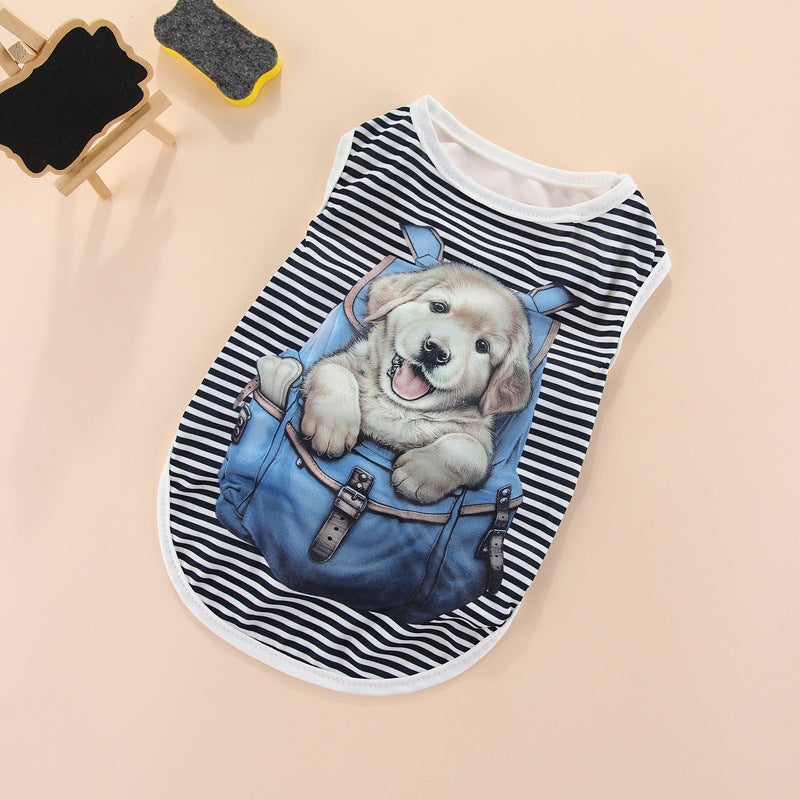 Pet Clothing Made Of Polyester For Spring And Summer, Perfect For Dogs