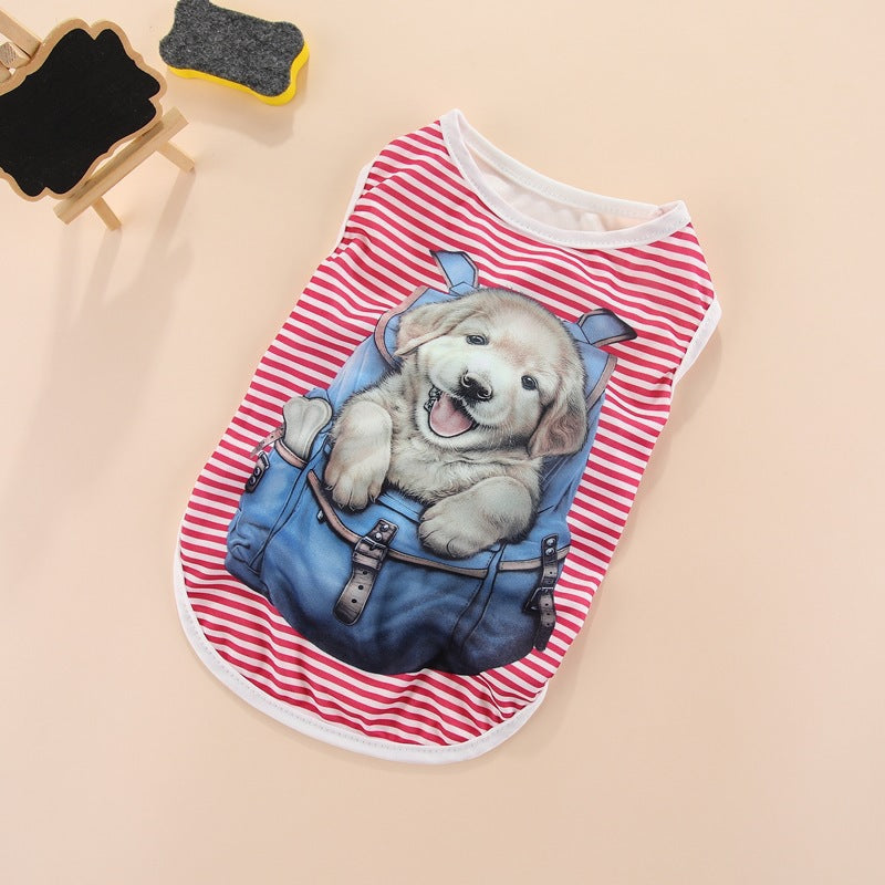 Pet Clothing Made Of Polyester For Spring And Summer, Perfect For Dogs