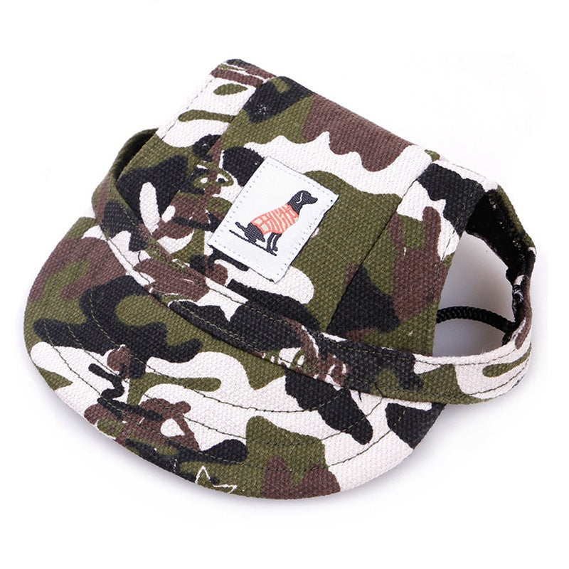 Summer Canvas Pet Hat For Dogs And Cats, Lightweight And Breathable Design