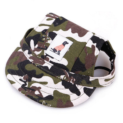 Summer Canvas Pet Hat For Dogs And Cats, Lightweight And Breathable Design