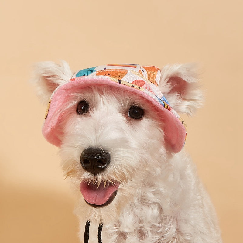 Cartoon Style Pet Hat Made Of Soft Polyester, Comfortable And Durable For Your Pet