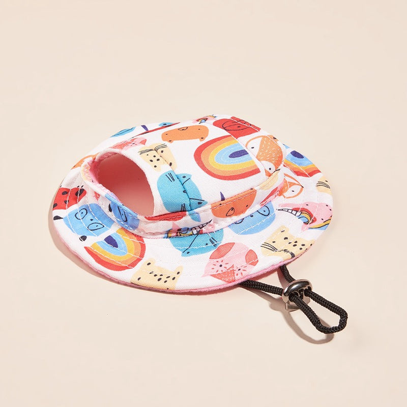 Cartoon Style Pet Hat Made Of Soft Polyester, Comfortable And Durable For Your Pet