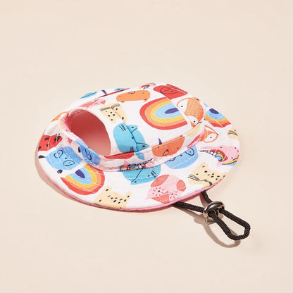 Cartoon Style Pet Hat Made Of Soft Polyester, Comfortable And Durable For Your Pet