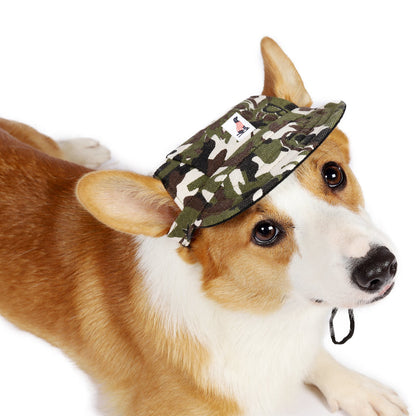 Summer Canvas Pet Hat For Dogs And Cats, Lightweight And Breathable Design