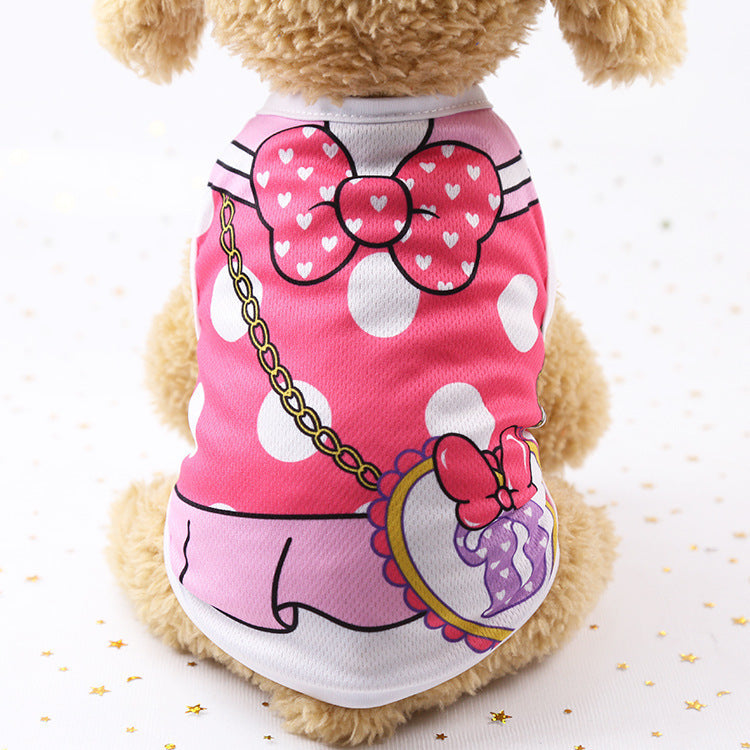 Pet Clothing Made Of Polyester For Spring And Summer, Perfect For Dogs