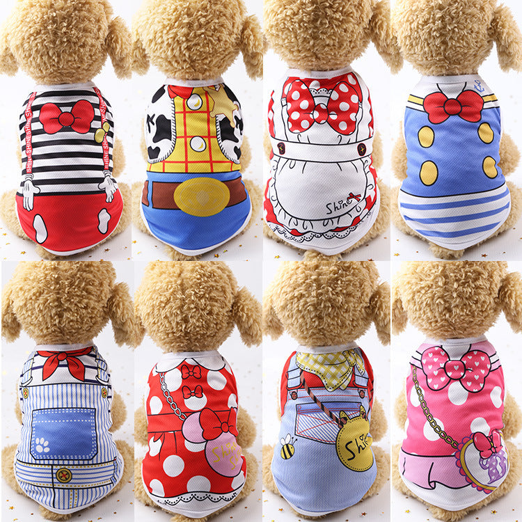 Pet Clothing Made Of Polyester For Spring And Summer, Perfect For Dogs