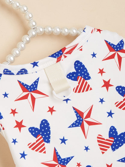 American Flag Pet Clothing For Independence Day, Made Of Durable Polyester, Perfect For Dogs