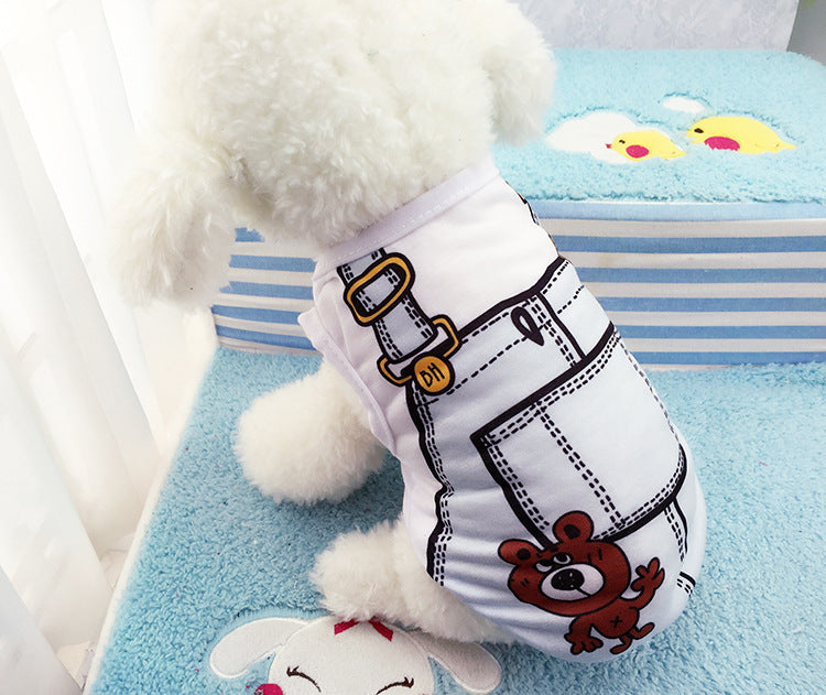 Pet Clothing Made Of Polyester For Spring And Summer, Perfect For Dogs