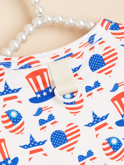 American Flag Pet Clothing For Independence Day, Made Of Durable Polyester, Perfect For Dogs