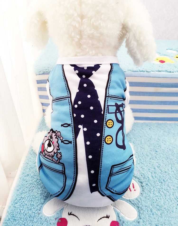 Pet Clothing Made Of Polyester For Spring And Summer, Perfect For Dogs