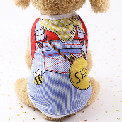 Pet Clothing Made Of Polyester For Spring And Summer, Perfect For Dogs