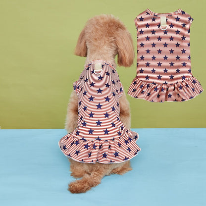 American Flag Pet Clothing For Independence Day, Made Of Durable Polyester, Perfect For Dogs