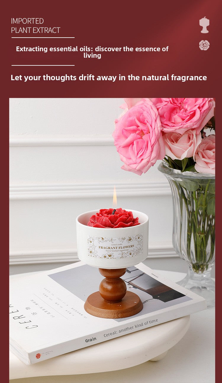 Retro Style Scented Candle For Home Decor, Perfect For Creating A Cozy And Inviting Atmosphere